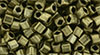 TOHO Cube 3mm : Bronze Antique Gold