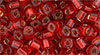 TOHO Cube 3mm : Silver-Lined Ruby