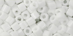 TOHO Cube 3mm : Opaque White