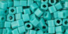 TOHO Cube 3mm Tube 2.5" : Opaque Turquoise