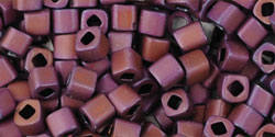 TOHO Cube 3mm Tube 2.5" : Matte-Color Mauve Mocha