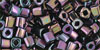TOHO Cube 3mm Tube 2.5" : Metallic Iris - Purple
