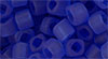 TOHO - Cube 3mm : Transparent-Frosted Sapphire