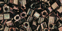 TOHO Cube 3mm : HYBRID Antiqued Metallic Black
