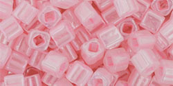 TOHO 4mm Cube Tube 5.5" : Ceylon Innocent Pink