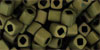 TOHO Cube 4mm : Frosted Antique Bronze