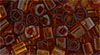 TOHO - Cube 4mm : Transparent Smokey Topaz