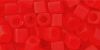 TOHO - Cube 4mm : Transparent-Frosted Siam Ruby