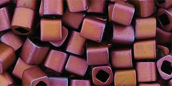 TOHO Cube 4mm Tube 5.5" : Matte-Color Mauve Mocha