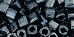 TOHO Cube 4mm : Metallic Hematite