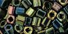 TOHO - Cube 4mm : Metallic Iris - Green/Brown