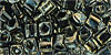 TOHO Cube 4mm : HYBRID Antiqued Metallic Black