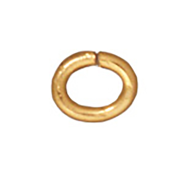 TierraCast : Jumpring - Small Oval 20 Gauge, Gold-Plated