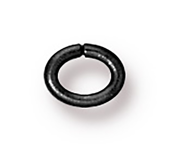 TierraCast : Jumpring - Small Oval 20 Gauge, Black-Plated