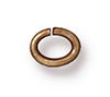 TierraCast : Jumpring - Small Oval 20 Gauge, Brass Oxide