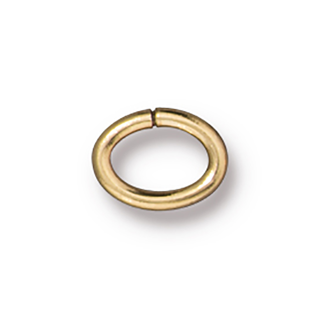 TierraCast : Jumpring - Large Oval 17 Gauge, Gold-Plated