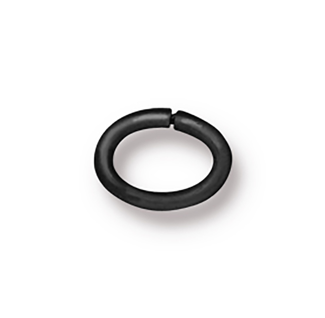 TierraCast : Jumpring - Large Oval 17 Gauge, Black-Plated