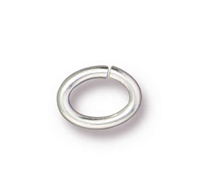 TierraCast : Jumpring - Large Oval 17 Gauge, Rhodium-Plated