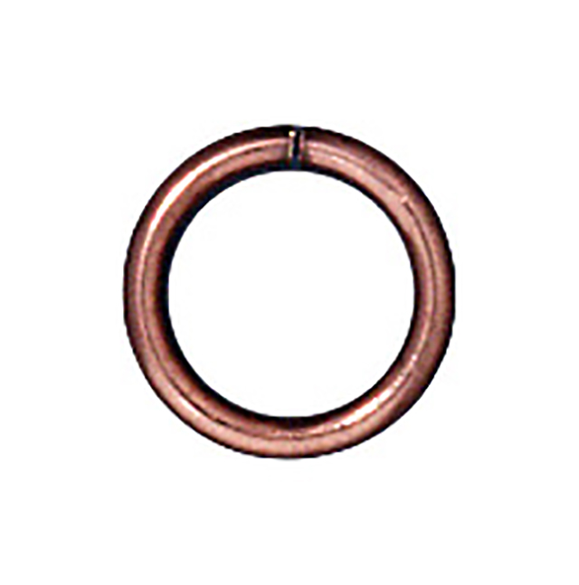 TierraCast : Jumpring - 6 mm Round 19 Gauge, Solid Copper