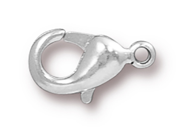 TierraCast : Lobster Clasp - 12 x 7 mm, Silver-Plated
