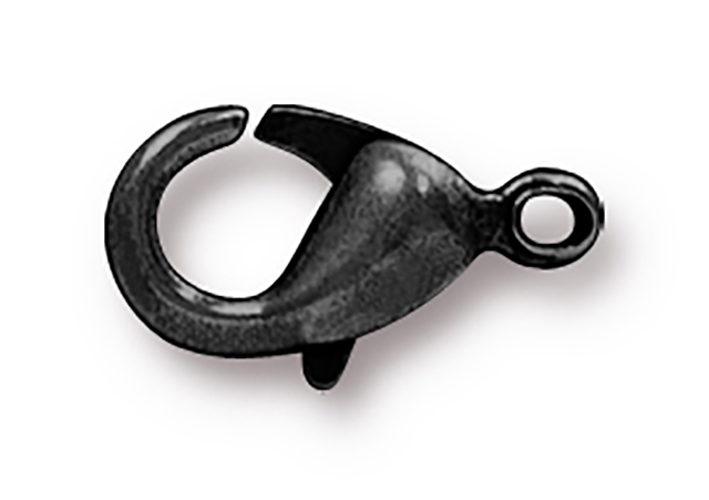 TierraCast : Lobster Clasp - 12 x 7 mm, Black-Plated