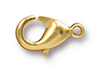 TierraCast : Lobster Clasp - 12 x 7 mm, Gold-Plated