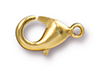 TierraCast : Lobster Clasp - 12 x 7 mm, Gold-Plated