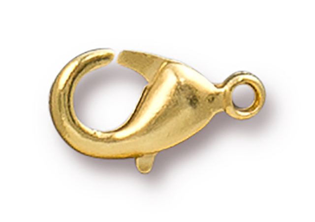 TierraCast : Lobster Clasp - 12 x 7 mm, Gold-Plated