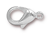 TierraCast : Lobster Clasp - 15 x 9 mm, Silver-Plated