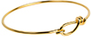 TierraCast : Wire Bracelet - 62 mm ID, 12 Gauge, Gold-Plated