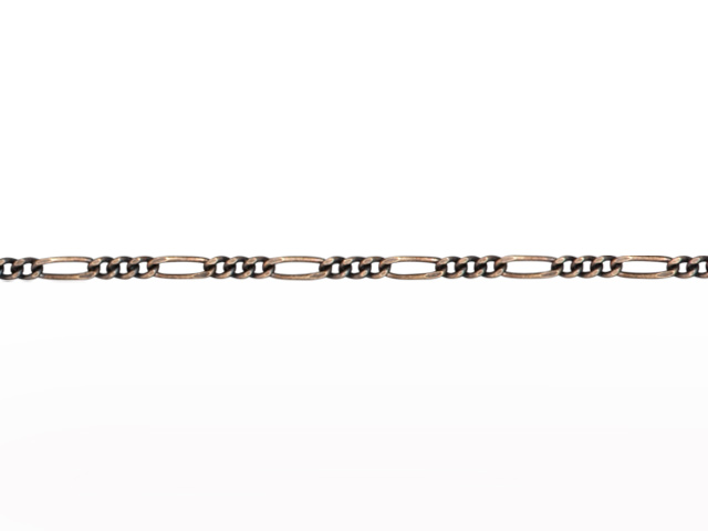 TierraCast : Chain - Brass Figaros 25 ft, Brass Oxide