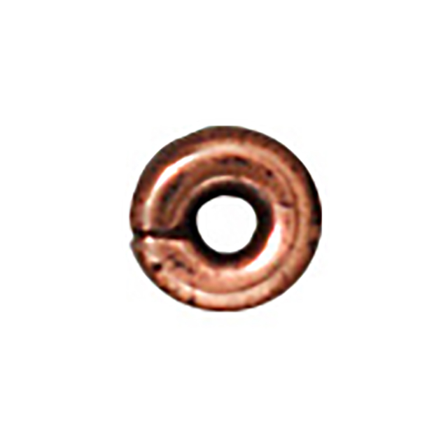 TierraCast : Heishi - 4mm Kenyan, Antique Copper
