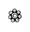 TierraCast : Heishi - 4 mm Beaded, Antique Silver