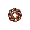 TierraCast : Heishi - 4 mm Twist, Antique Copper