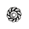 TierraCast : Heishi - 6 mm Twist, Antique Silver