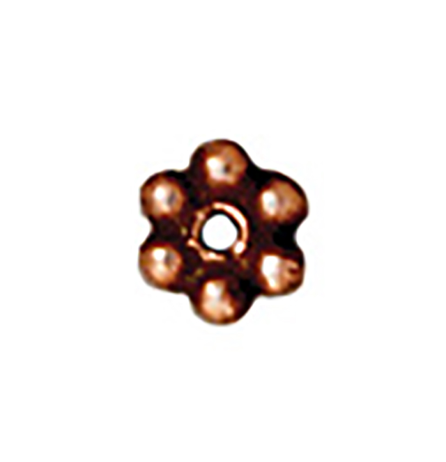 TierraCast : Heishi - 3 mm Beaded, Antique Copper