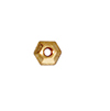 TierraCast : Heishi - 3 mm Faceted, Gold