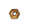 TierraCast : Heishi - 3 mm Faceted, Antique Gold