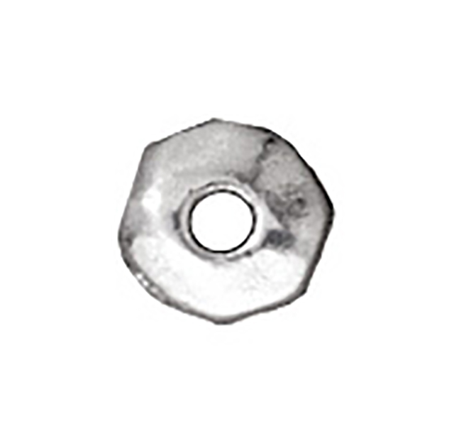 TierraCast : Heishi - 5 mm Nugget, Silver