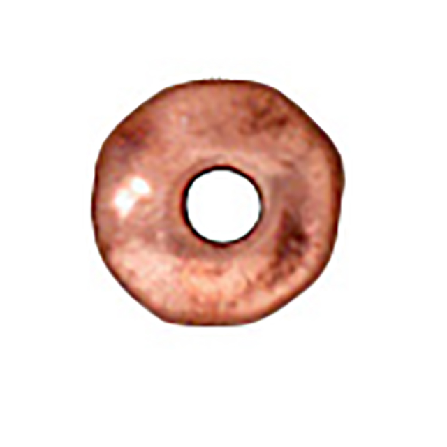 TierraCast : Heishi - 5 mm Nugget, Antique Copper