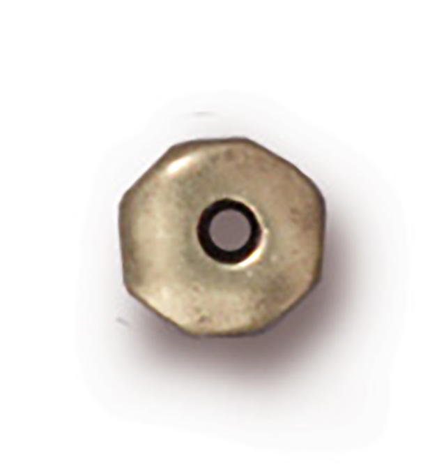 TierraCast : Heishi - 5 mm Nugget, Brass Oxide