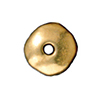 TierraCast : Heishi - 7 mm Nugget, Gold