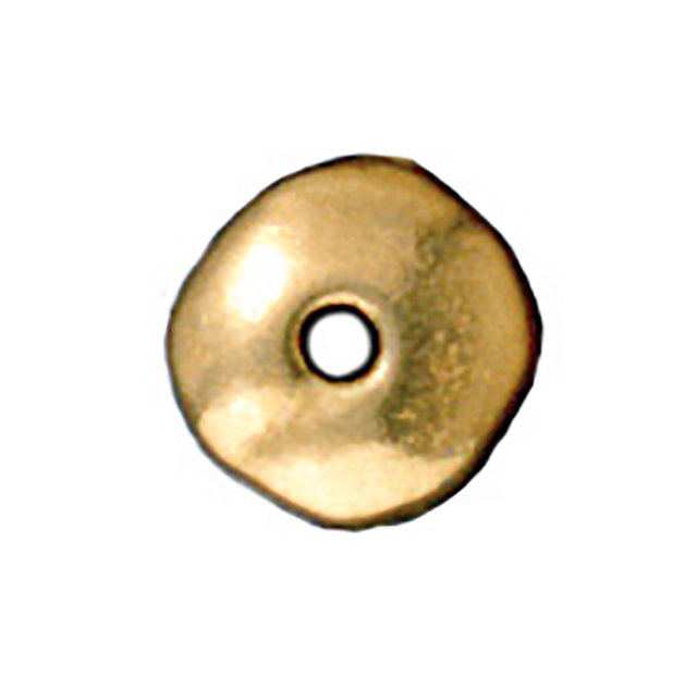 TierraCast : Heishi - 7 mm Nugget, Gold