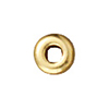 TierraCast : Heishi - 3 mm Disk, Gold