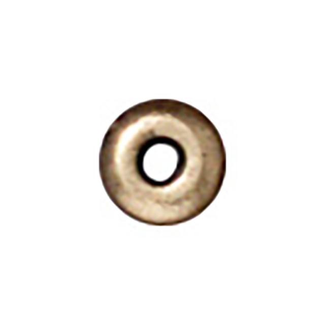 TierraCast : Heishi - 3 mm Disk, Brass Oxide