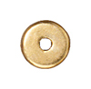 TierraCast : Heishi - 6 mm Disk, Gold