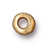 TierraCast : Heishi - 5 mm Nugget with 2 mm ID, Gold