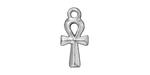 TierraCast : Drop Charm - Ankh, Rhodium
