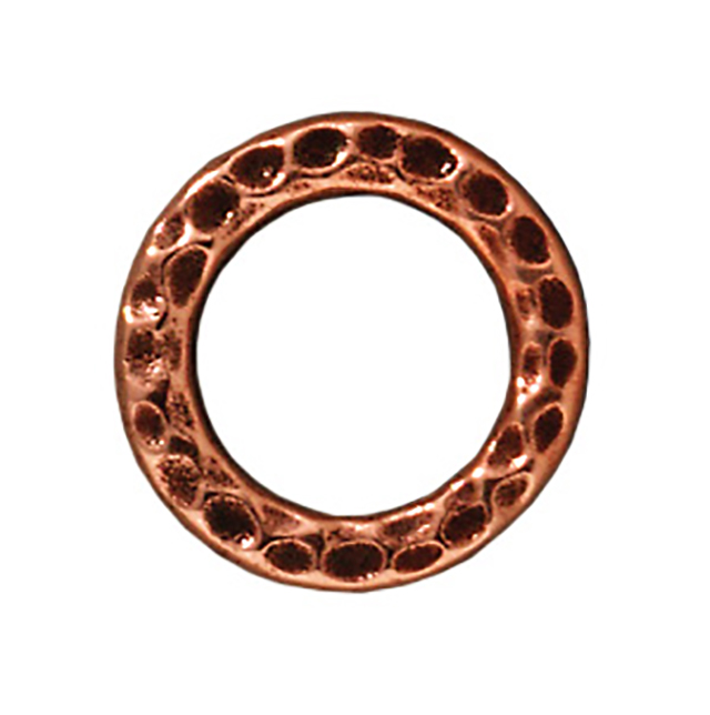 TierraCast : Link - 13mm, 8.7mm Hole, Medium Ring, Antique Copper
