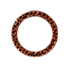 TierraCast : Link - 19mm, 14.3mm Hole, Large Hammertone Ring, Antique Copper